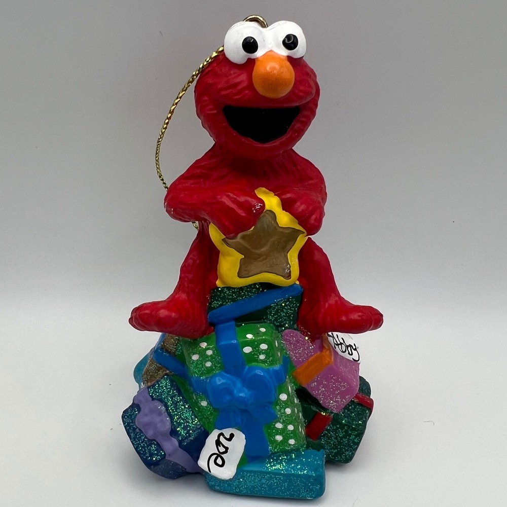 Sesame Street Elmo Christmas Ornament vtg 2008